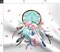 Aqua & Pink Dream Catcher Boho Floral Flowers Custom Printed Fabric by Spoonflower Various Fabrics by the Yard or Fat Quarter